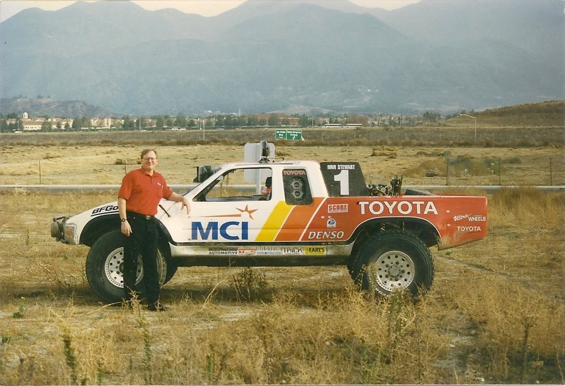 Ivan Stewart's PPI Toyota Racing Truck in the desert