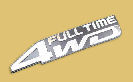 Toyota Land Cruiser 80 Series Full Time 4WD Stripe Emblem Replacement for FZJ80 HDJ80 Rear Hatch